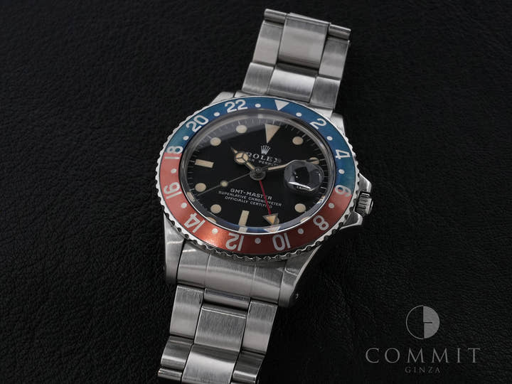 ロレックス GMTマスター Ref.1675 ステンレススチール ブラック文字盤 オイスターブレスレット