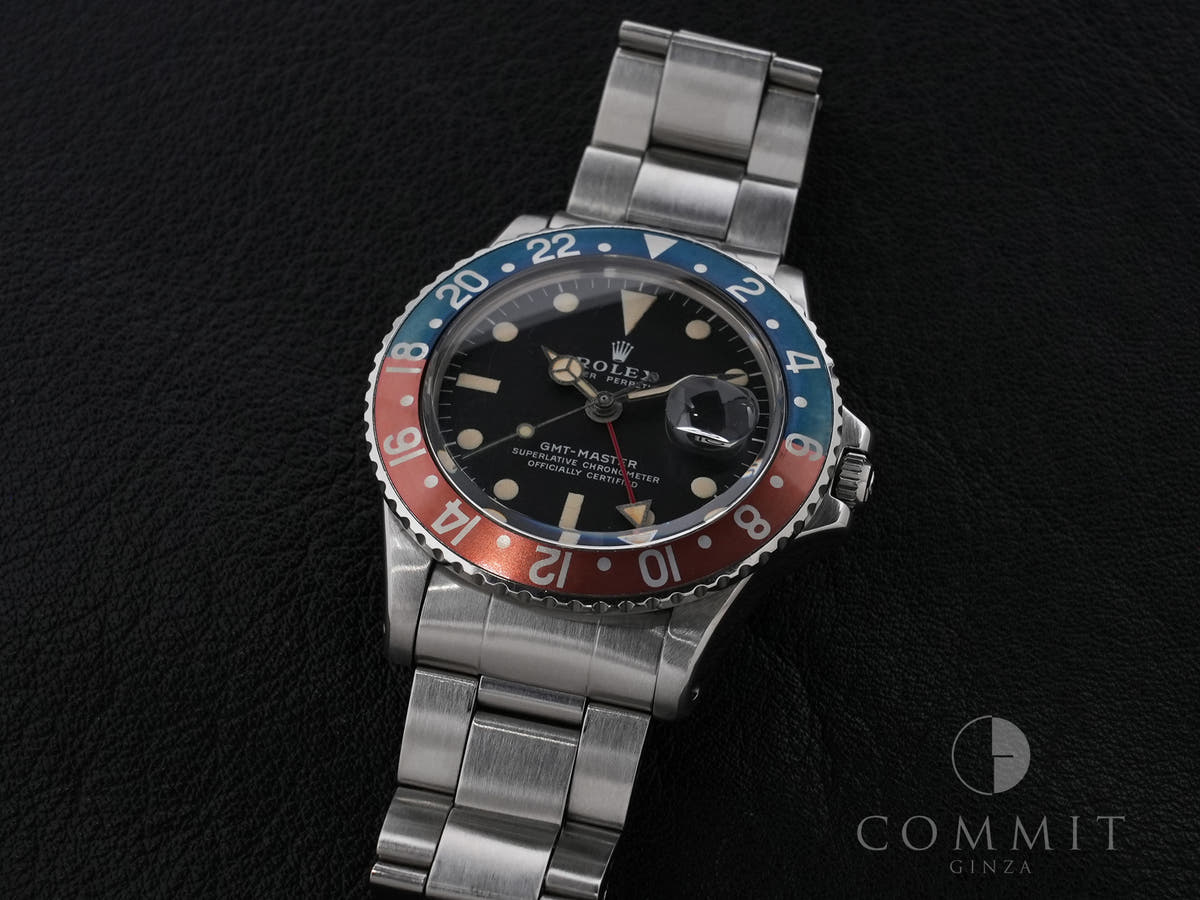 ロレックス GMTマスター Ref.1675 SS ブラック文字盤 中古 f5zmiwto