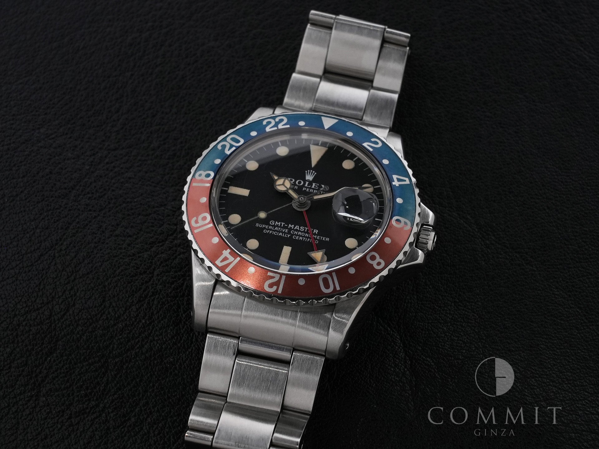 ロレックス GMTマスター Ref.1675 SS ブラック文字盤 中古 f5zmiwto