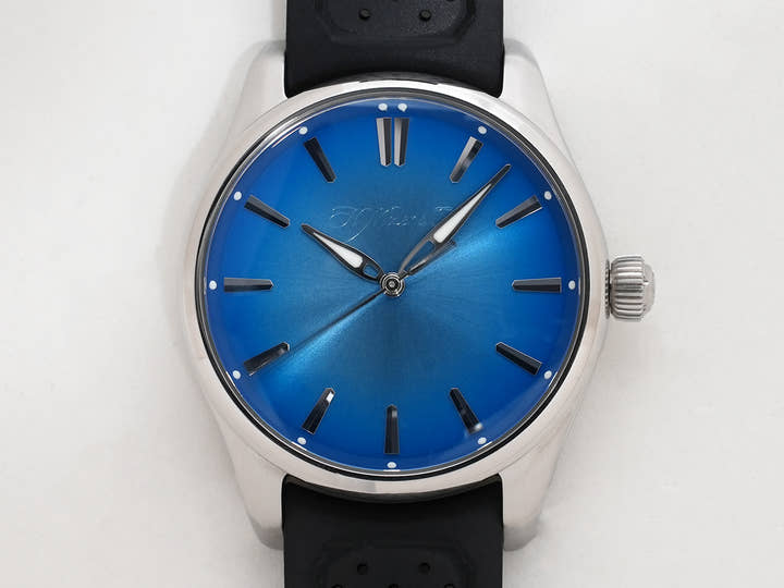 H.モーザー パイオニア センターセコンド Ref.3200-1217 SS アークティックブルー文字盤 美中古 s9qxrwde