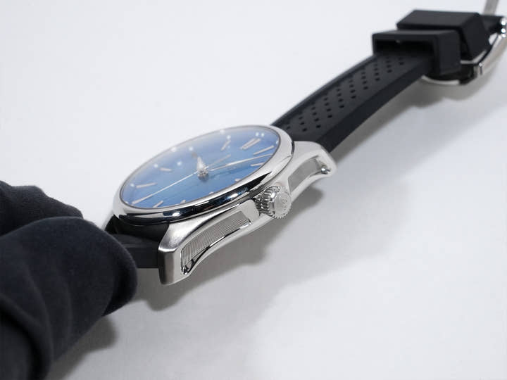 H.モーザー パイオニア センターセコンド Ref.3200-1217 SS アークティックブルー文字盤 美中古 s9qxrwde