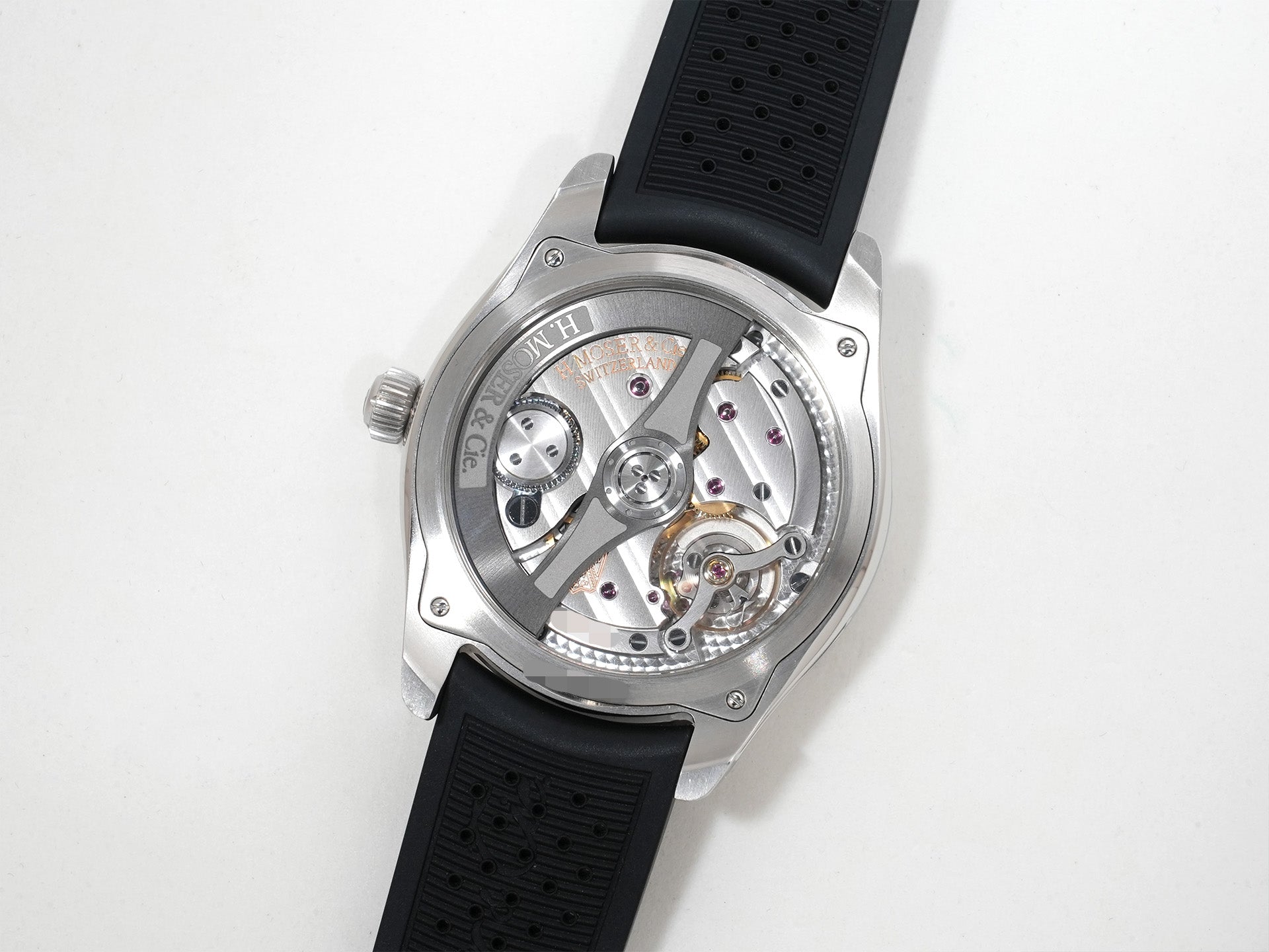 H.モーザー パイオニア センターセコンド Ref.3200-1217 SS アークティックブルー文字盤 美中古 s9qxrwde