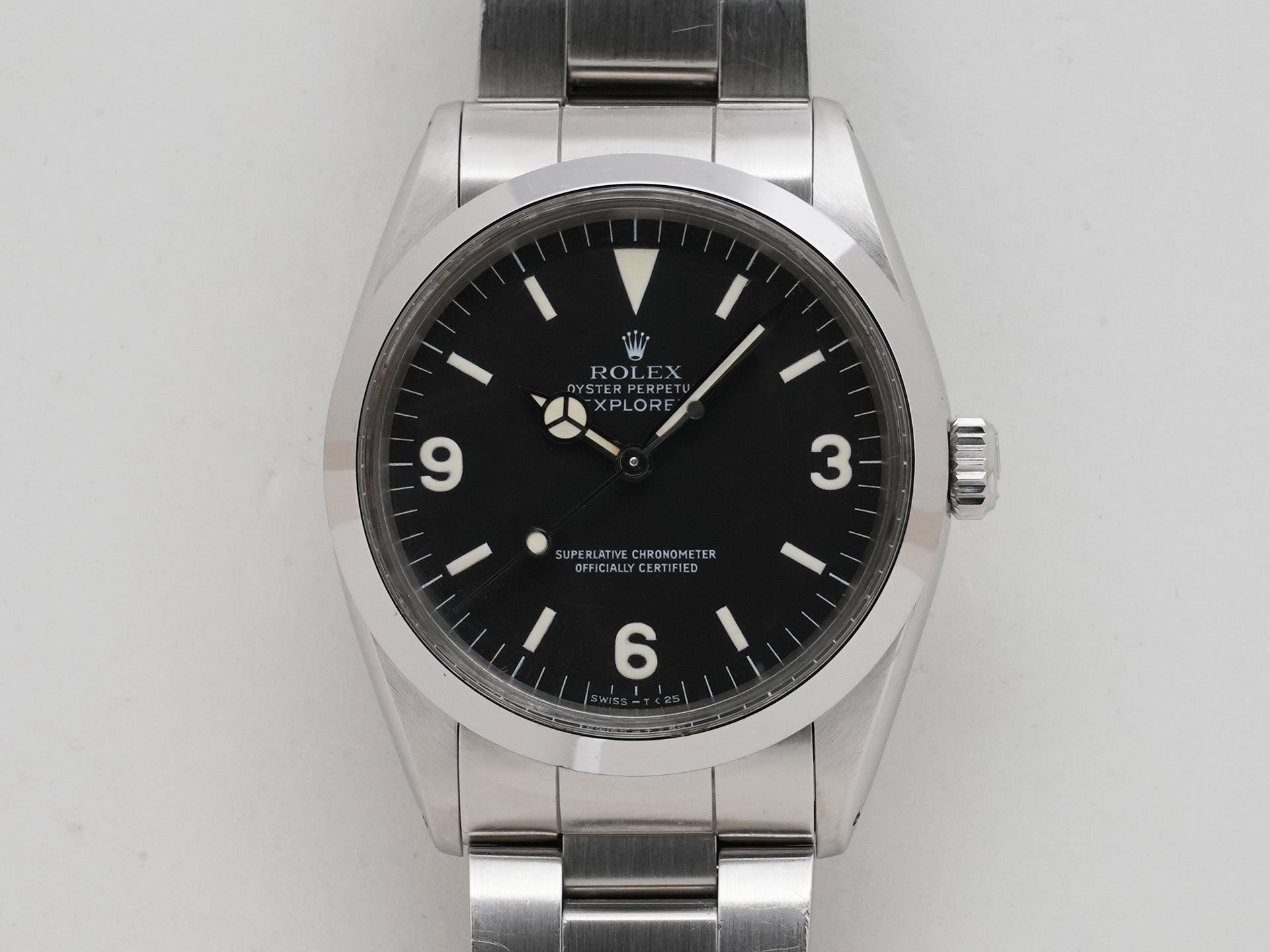 ロレックス エクスプローラーI Ref.1016 SS ブラック文字盤 中古 xuhcf7x8