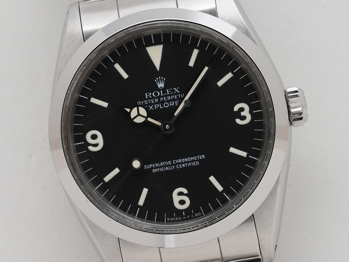 Rolex Explorer I Ref.1016 SS Black Dial Used xuhcf7x8