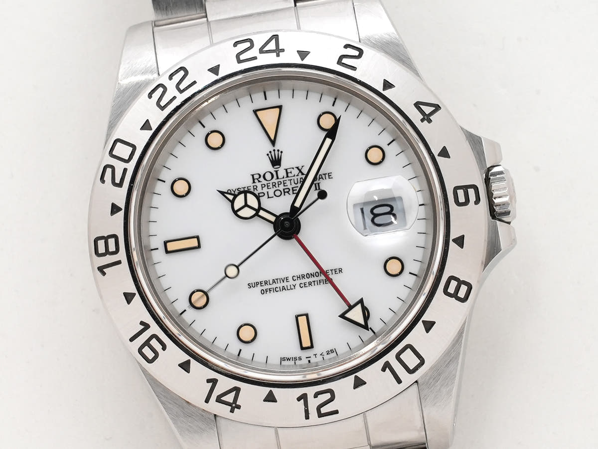 ロレックス エクスプローラーII Ref.16570 SS ホワイト文字盤 中古 itz7jc4b