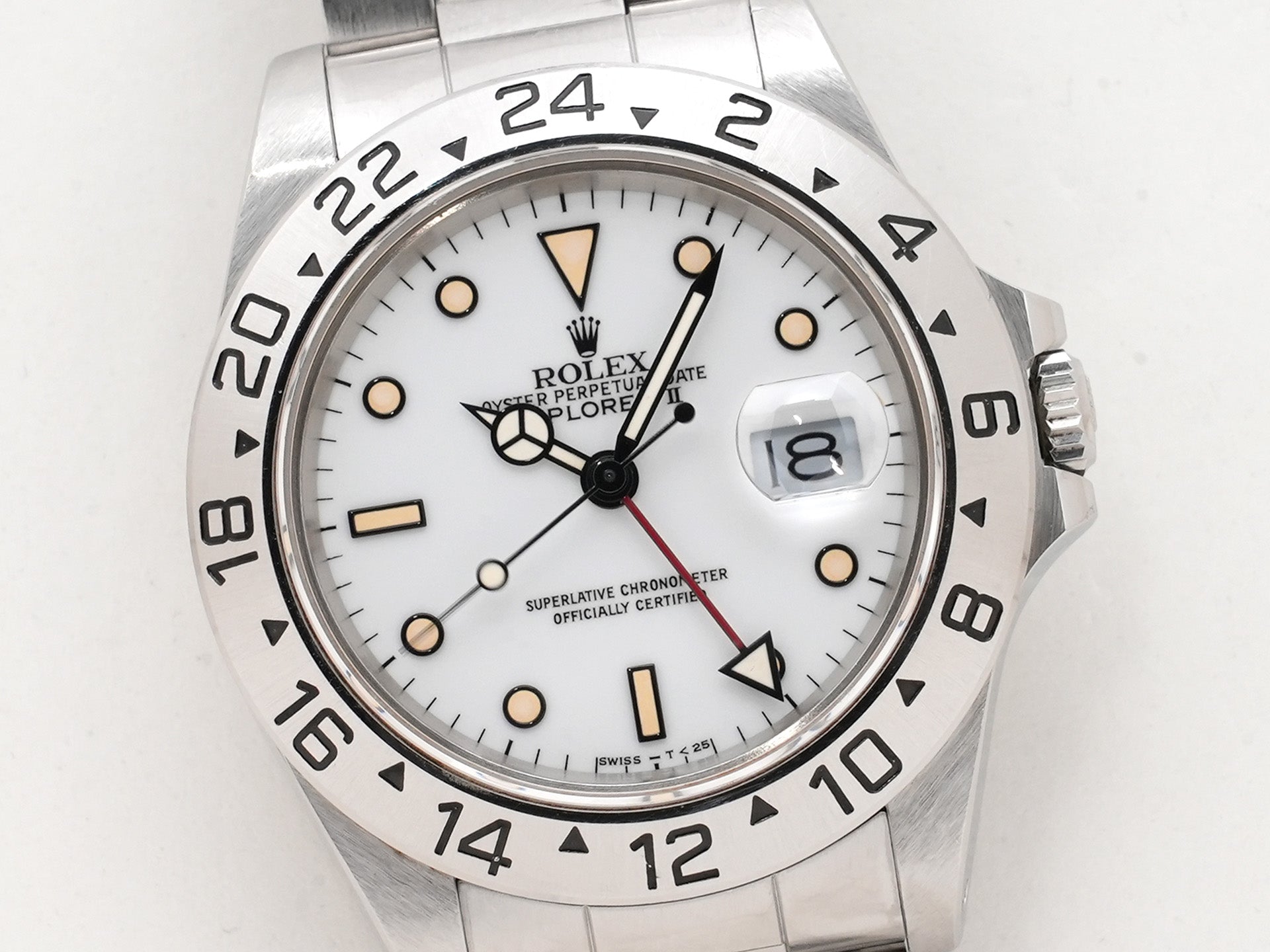 ロレックス エクスプローラーII Ref.16570 SS ホワイト文字盤 中古 itz7jc4b
