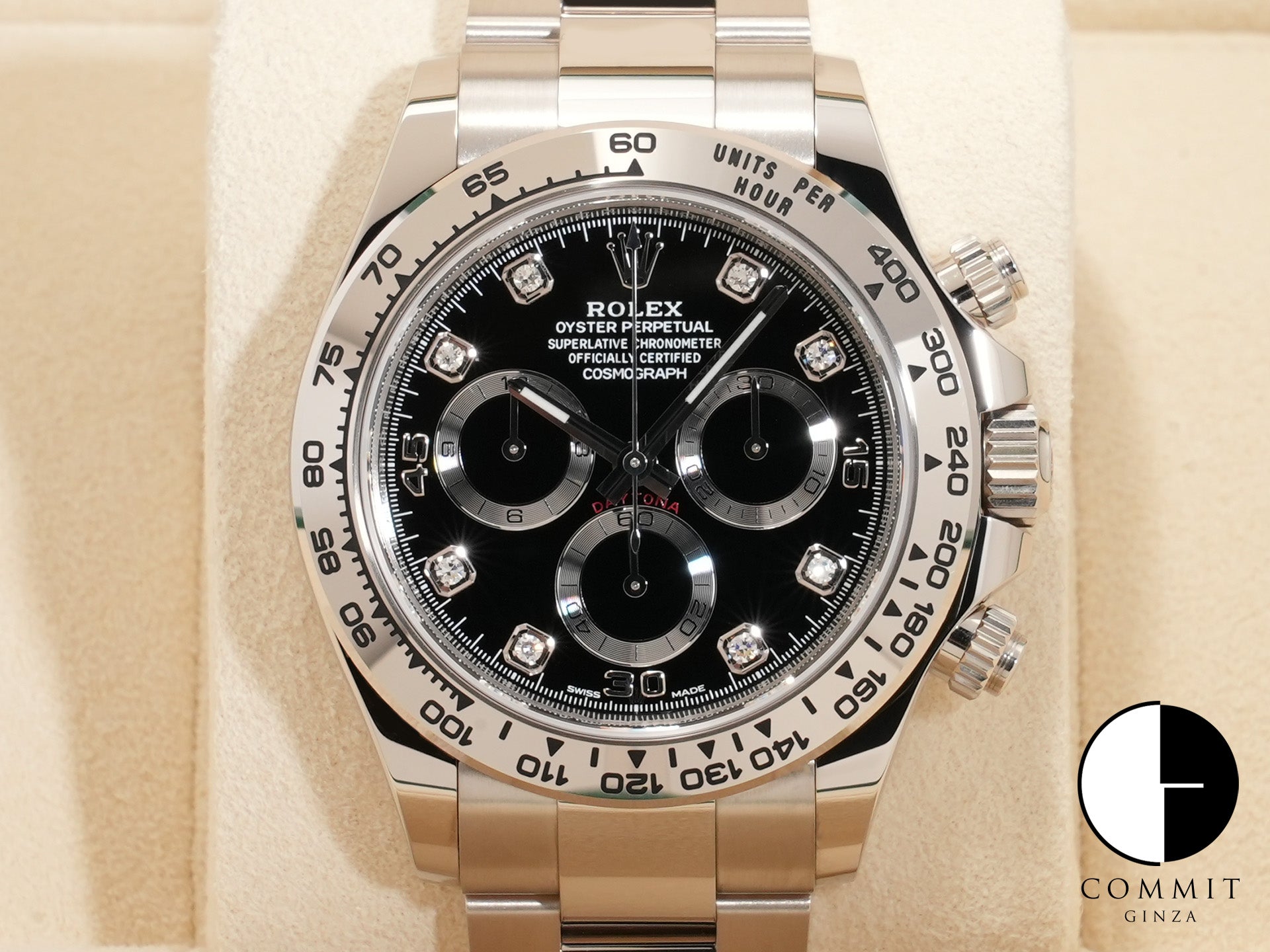 ロレックス デイトナ Ref.116509G 18KWG ブラック文字盤 美品 6r9rah8e