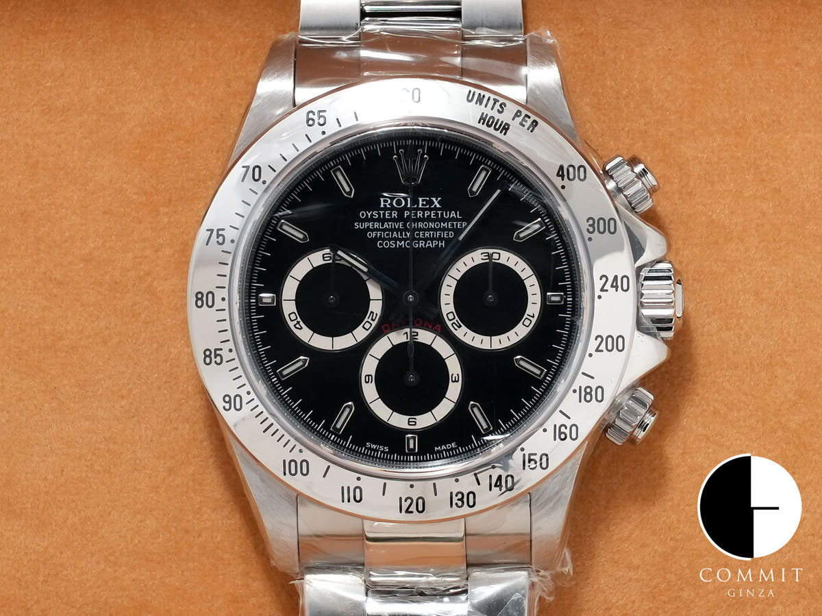 ロレックス デイトナ エルプリメロ Ref.16520 SS ブラック文字盤 デッドストック wkaysvvx