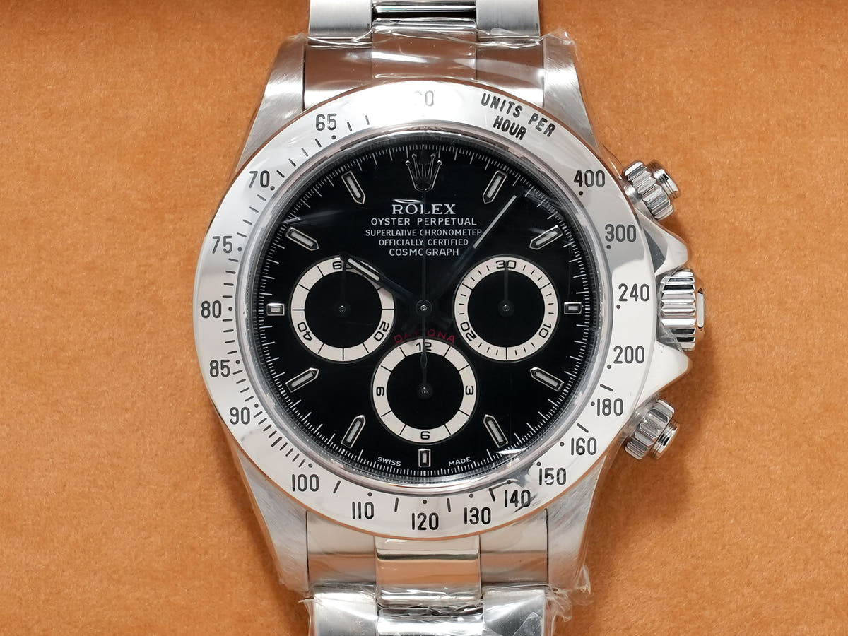ロレックス デイトナ エルプリメロ Ref.16520 SS ブラック文字盤 デッドストック wkaysvvx