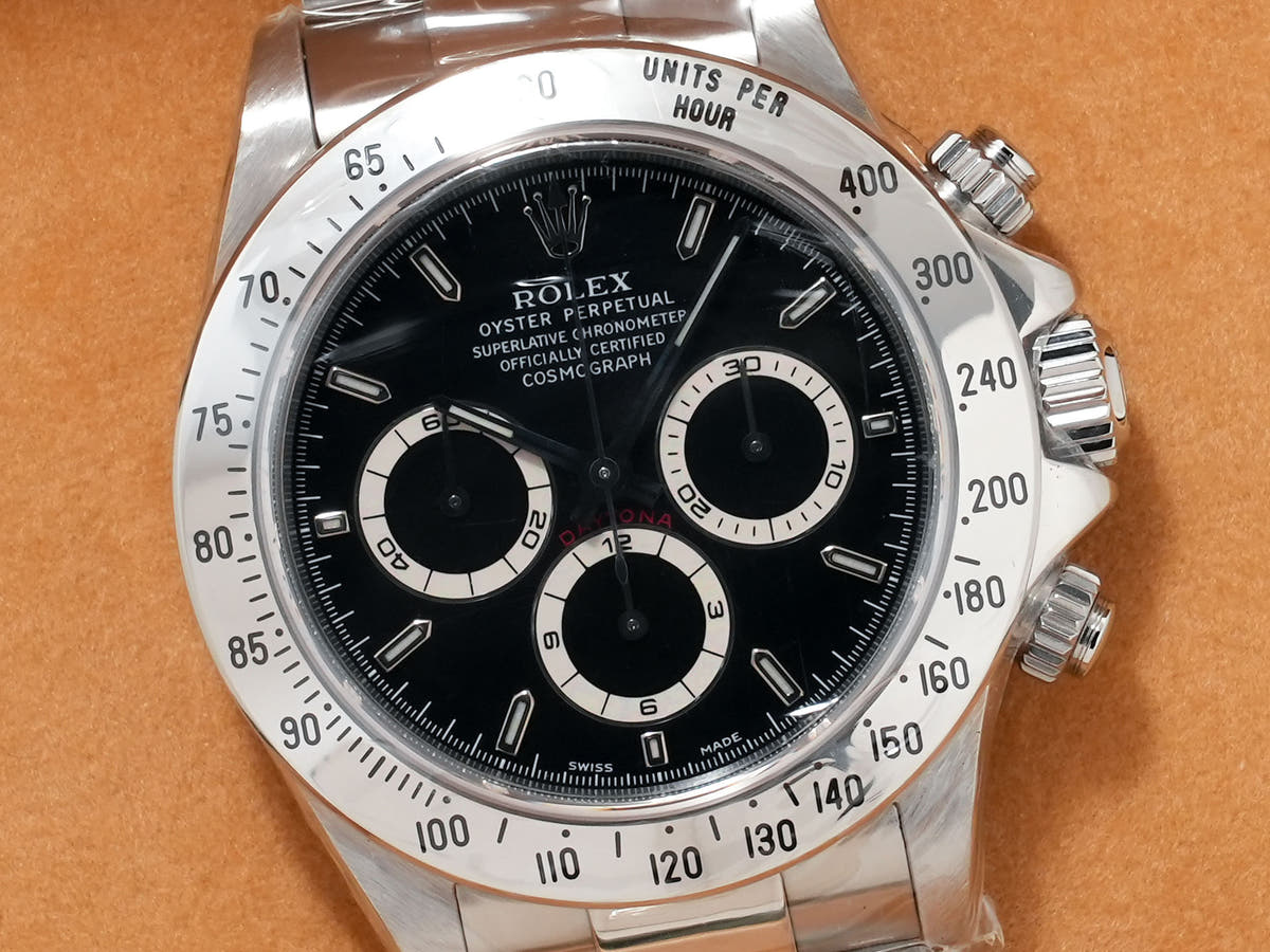 ロレックス デイトナ エルプリメロ Ref.16520 SS ブラック文字盤 デッドストック wkaysvvx
