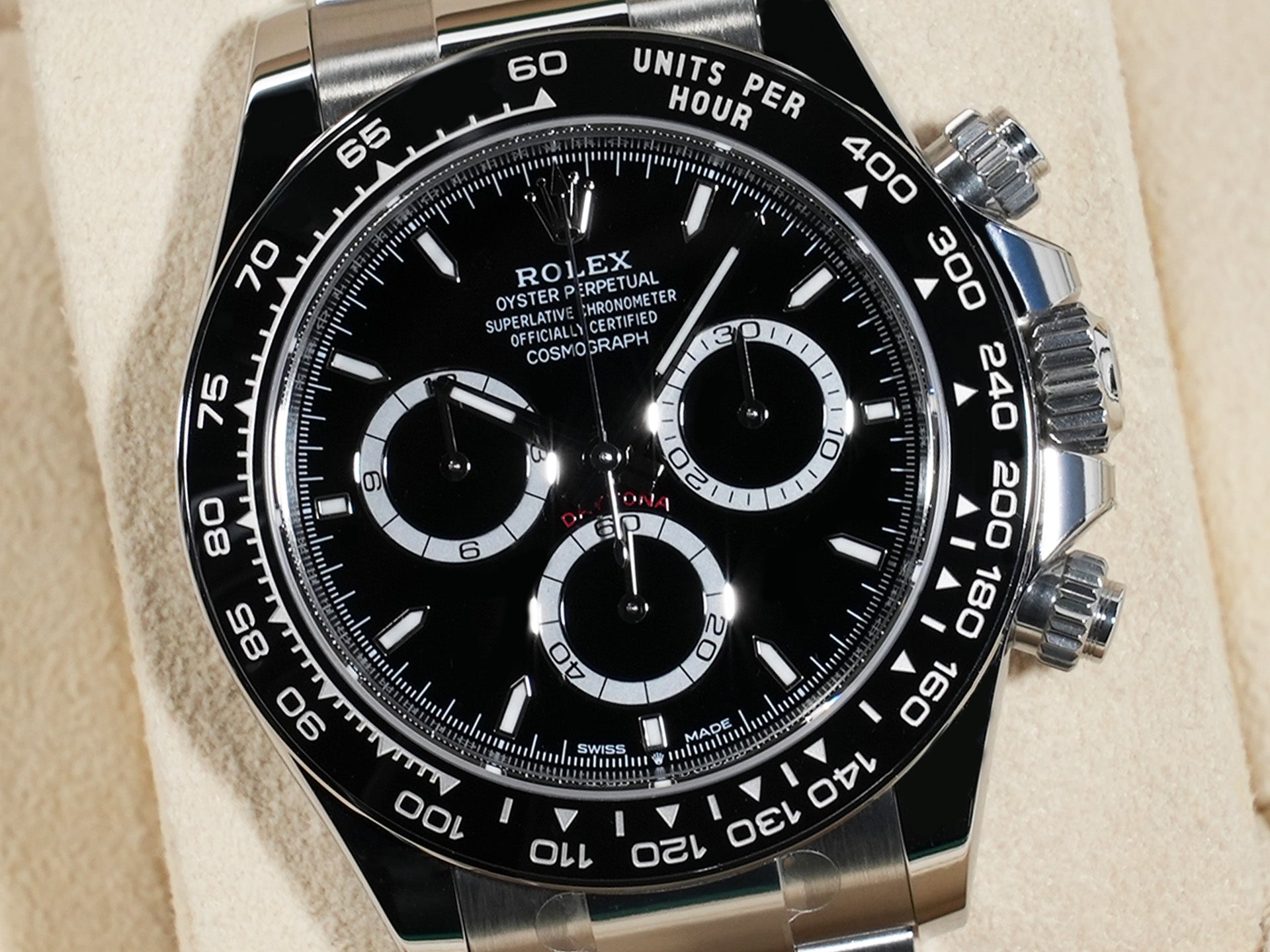 ロレックス デイトナ Ref.126500LN ステンレススチール ブラック文字盤
