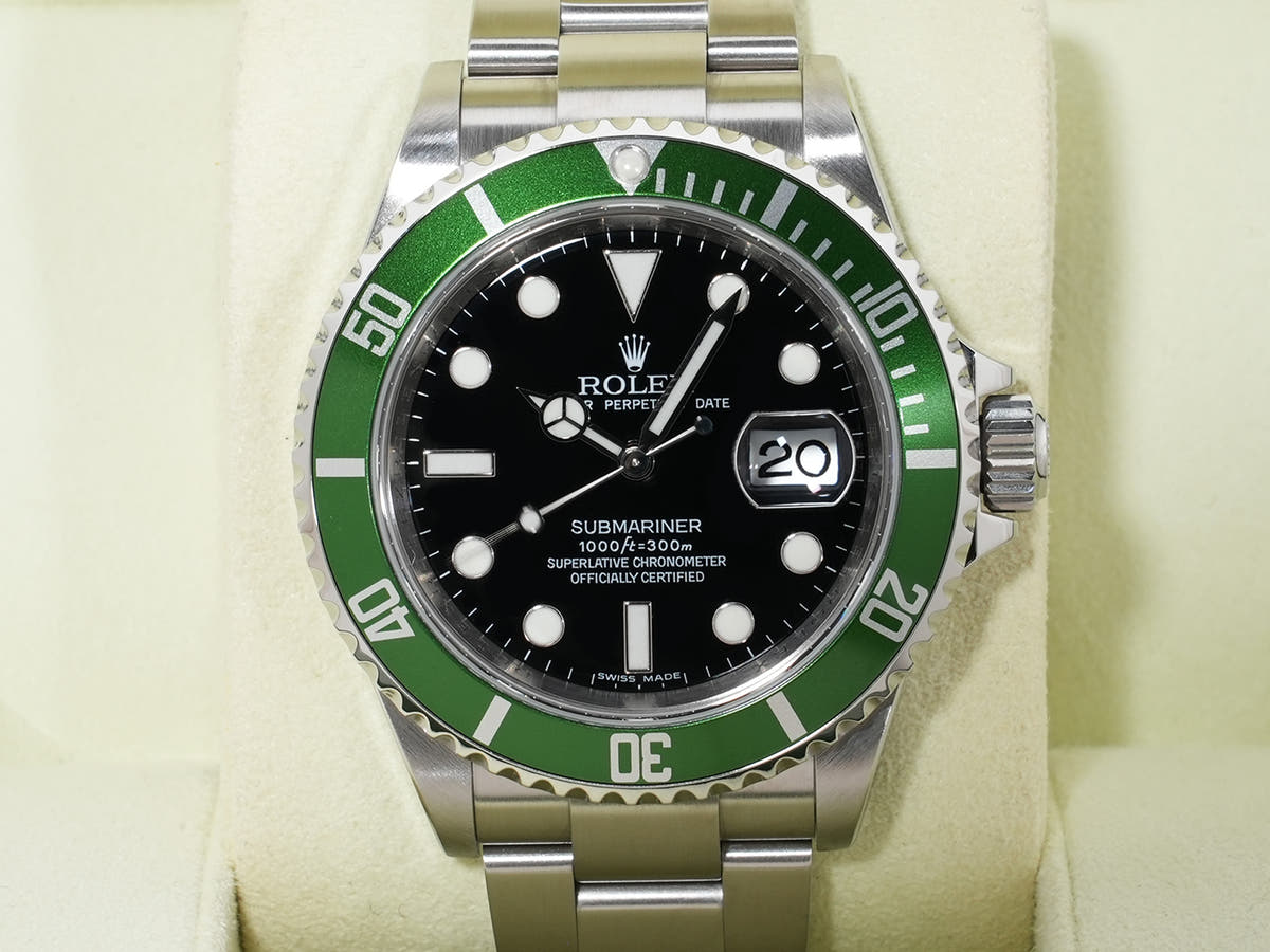 ロレックス サブマリーナー デイト Ref.16610LV SS ブラック文字盤 美品 7muw5jai