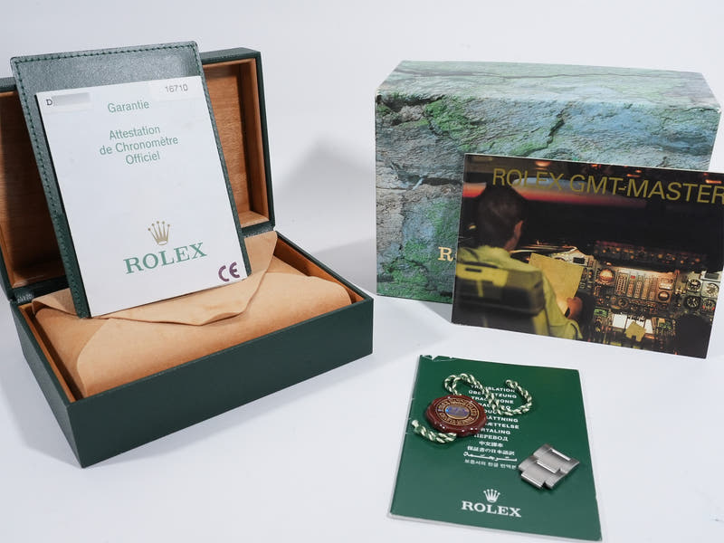 ロレックス GMTマスターII Ref.16710 SS ブラック文字盤 オイスターブレスレット 美中古 jnkuxrx9