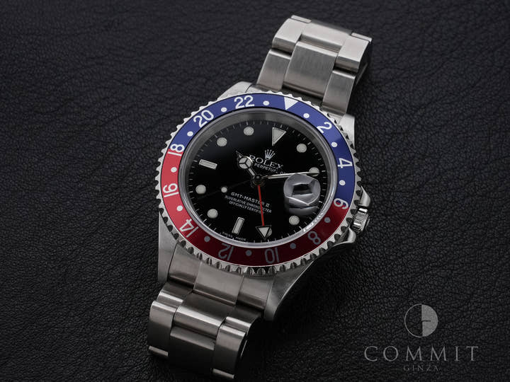 Rolex GMT-Master II Ref. 16710 Stainless Steel Black Dial Oyster Bracelet