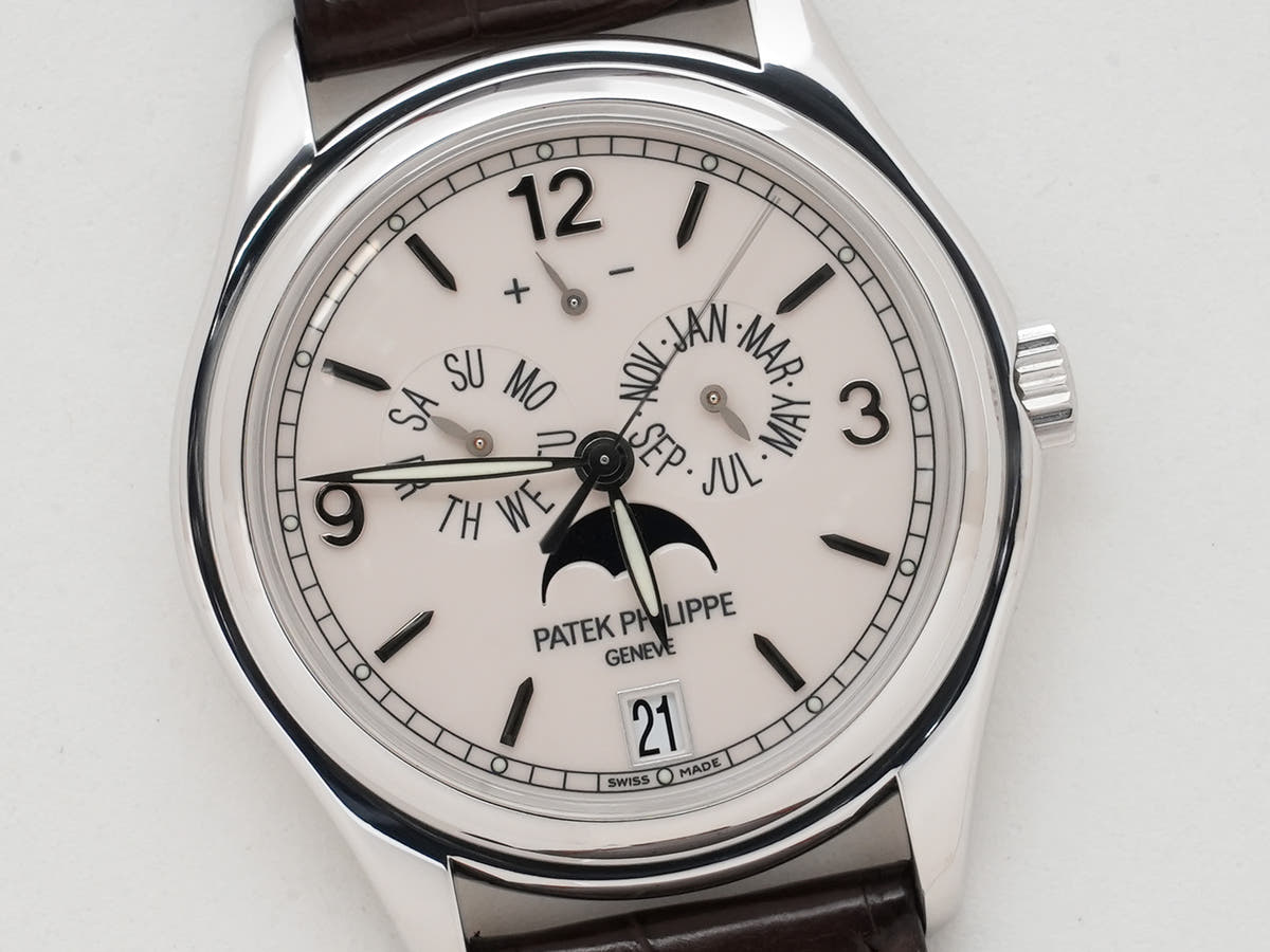Patek Philippe Annual Calendar Moon Phase Ref.5146G-001 18KWG Ivory Dial Used tqxbske3