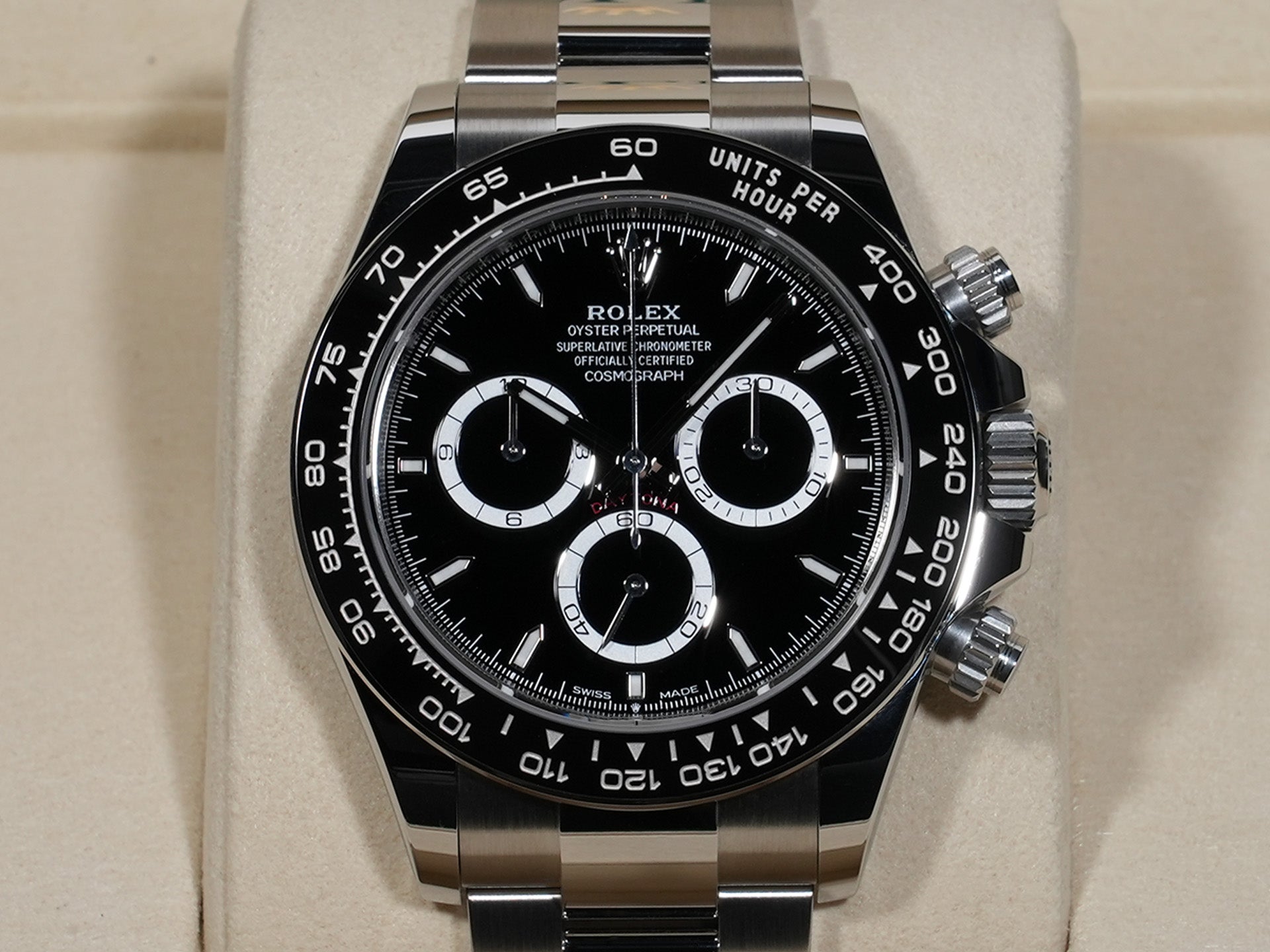 ロレックス デイトナ Ref.126500LN SS ブラック文字盤 未使用 5wkn4sgm