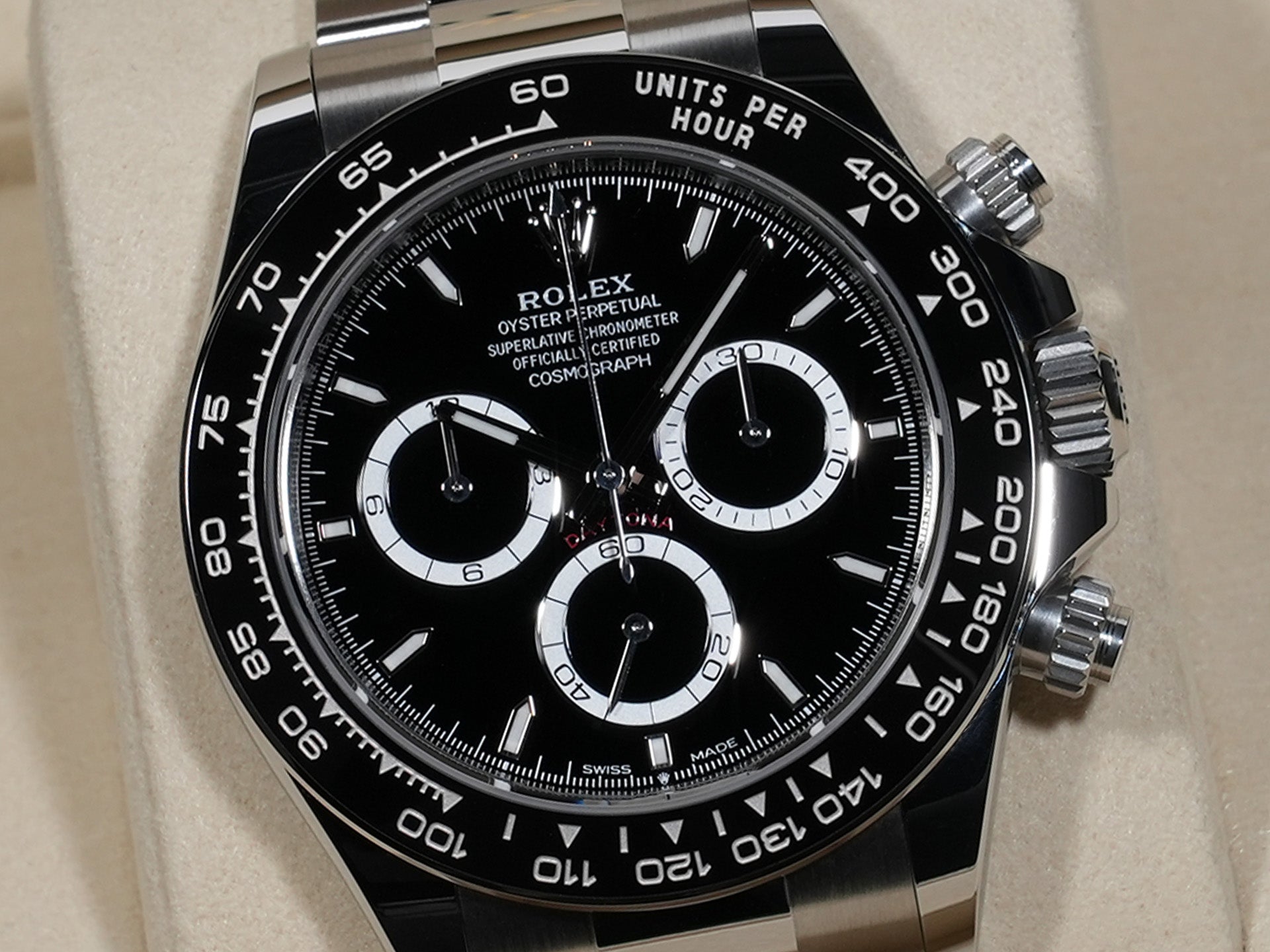 ロレックス デイトナ Ref.126500LN ステンレススチール ブラック文字盤