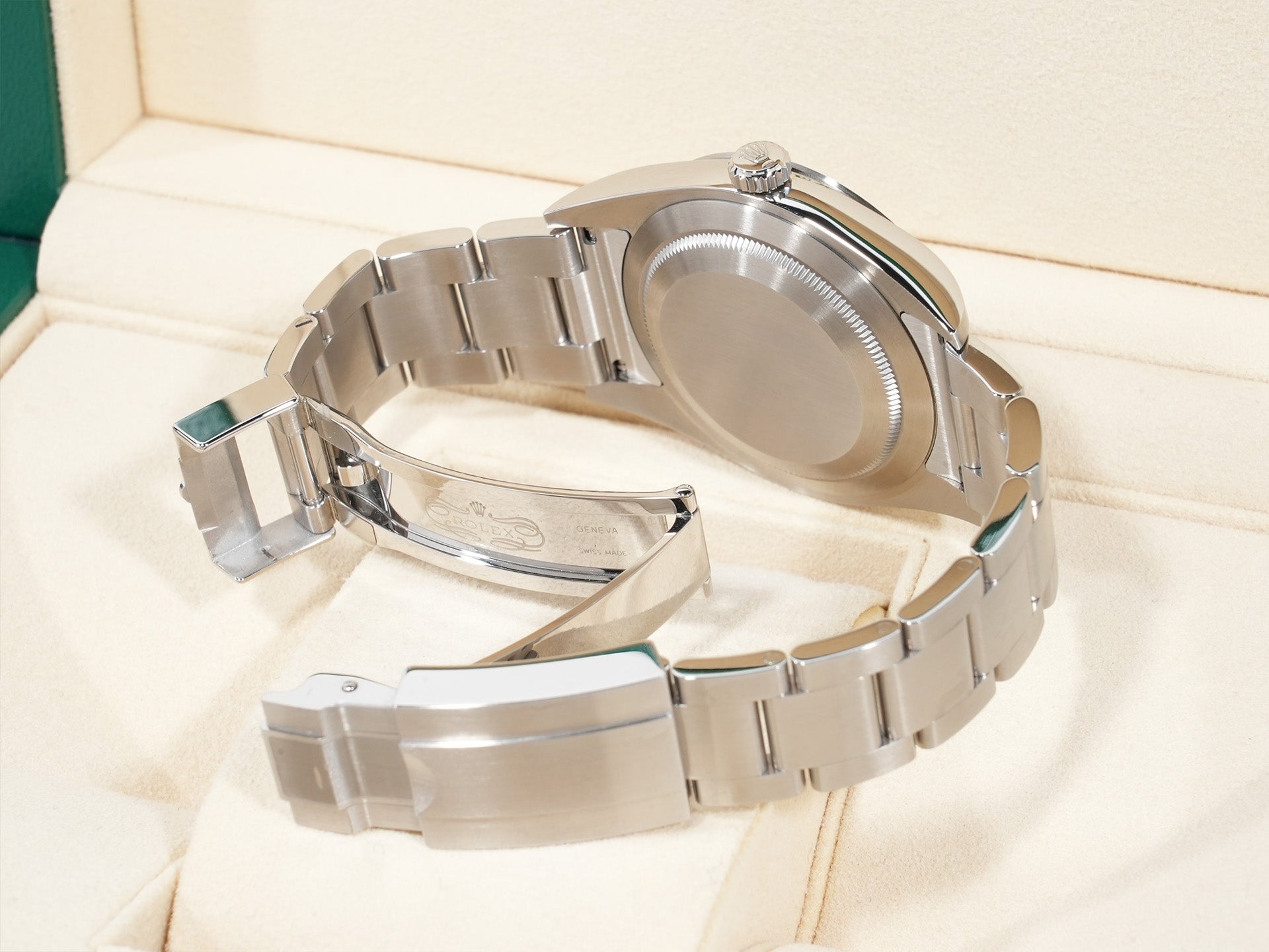 ロレックス エクスプローラーI Ref.214270 SS ブラック文字盤 美中古 uovffw5g