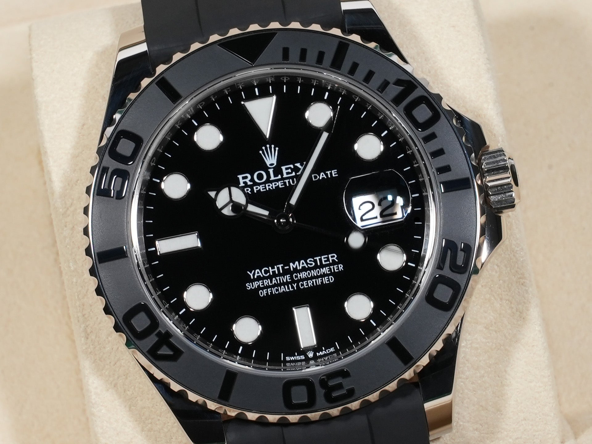 ロレックス ヨットマスター42 Ref.226659 18KWG ブラック文字盤 美品 taxrbo25