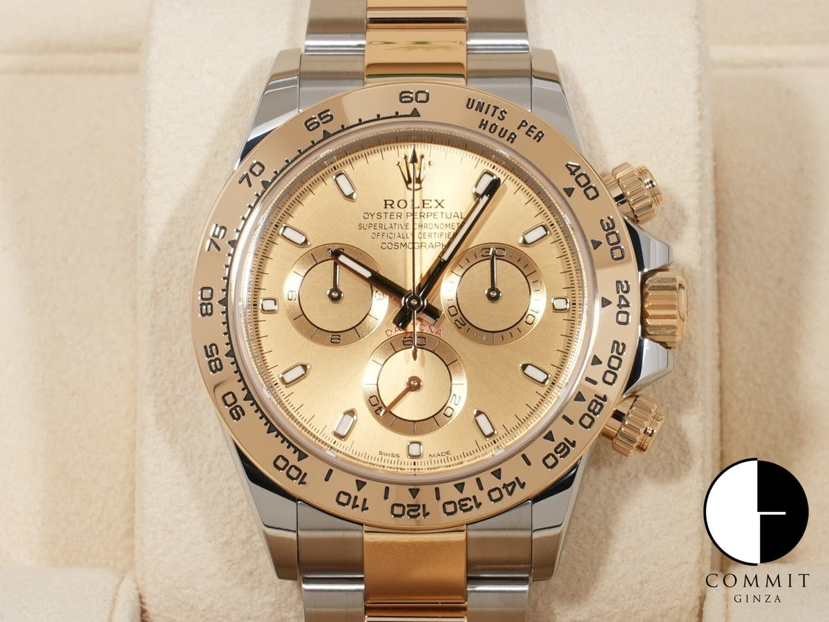 Rolex Daytona Ref. 116503 Stainless Steel/Yellow Gold Champagne Dial