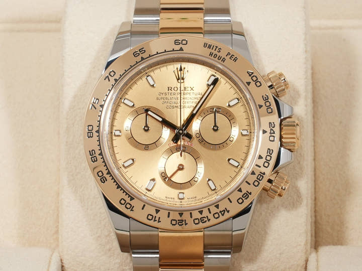 Rolex Daytona Ref. 116503 Stainless Steel/Yellow Gold Champagne Dial