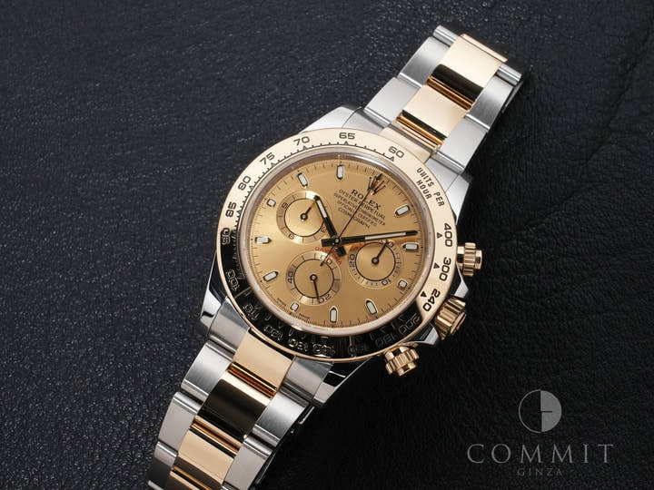 Rolex Daytona Ref. 116503 Stainless Steel/Yellow Gold Champagne Dial