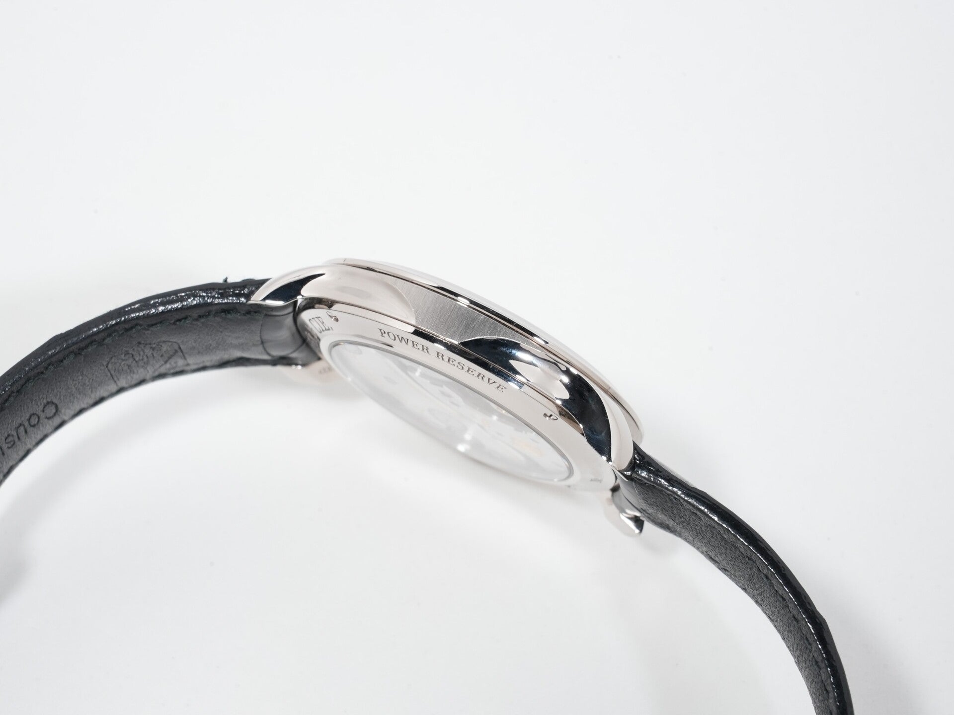 H.モーザー マユ Ref.321.503-002 18KWG ホワイト文字盤 美中古 fhb327jr