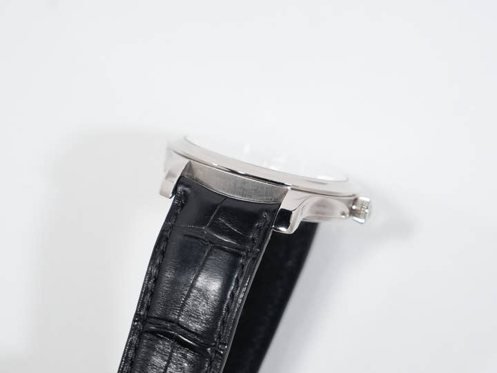 H.モーザー マユ Ref.321.503-002 18KWG ホワイト文字盤 美中古 fhb327jr
