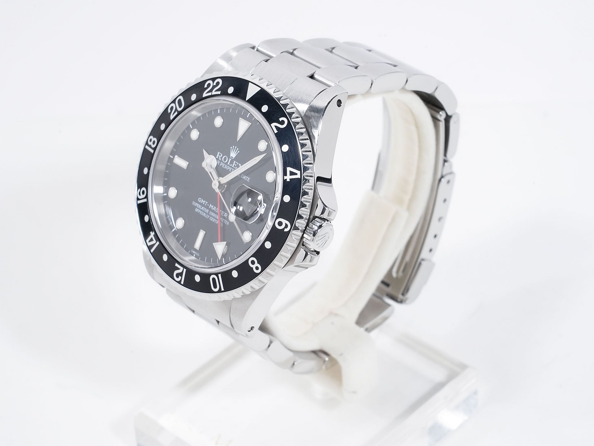 ロレックス GMTマスター Ref.16700 SS ブラック文字盤 オイスターブレスレット 中古 yt485gs8