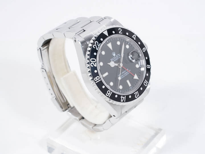 ロレックス GMTマスター Ref.16700 ステンレススチール ブラック文字盤 オイスターブレスレット 中古 yt485gs8