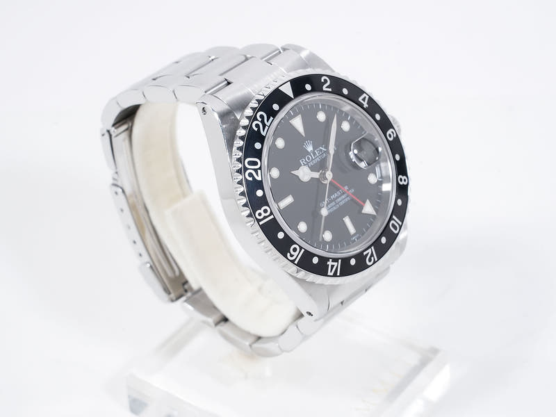 ロレックス GMTマスター Ref.16700 SS ブラック文字盤 オイスターブレスレット 中古 yt485gs8