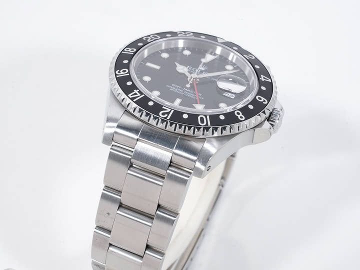 ロレックス GMTマスター Ref.16700 ステンレススチール ブラック文字盤 オイスターブレスレット 中古 yt485gs8