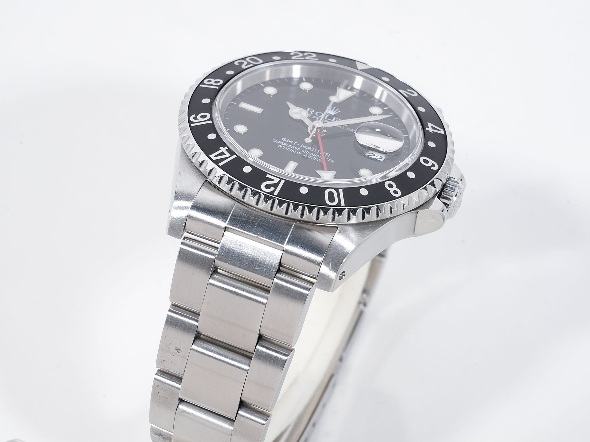 ロレックス GMTマスター Ref.16700 SS ブラック文字盤 オイスターブレスレット 中古 yt485gs8