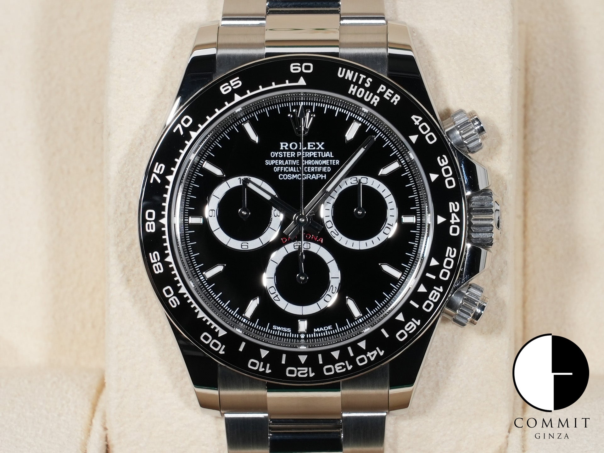ロレックス デイトナ Ref.126500LN SS ブラック文字盤 未使用 72r7hq8w