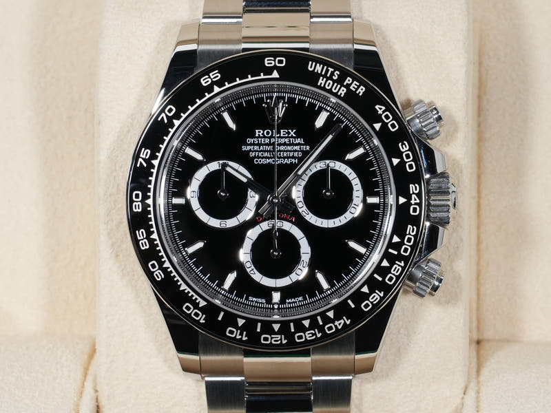 ロレックス デイトナ Ref.126500LN SS ブラック文字盤 未使用 72r7hq8w