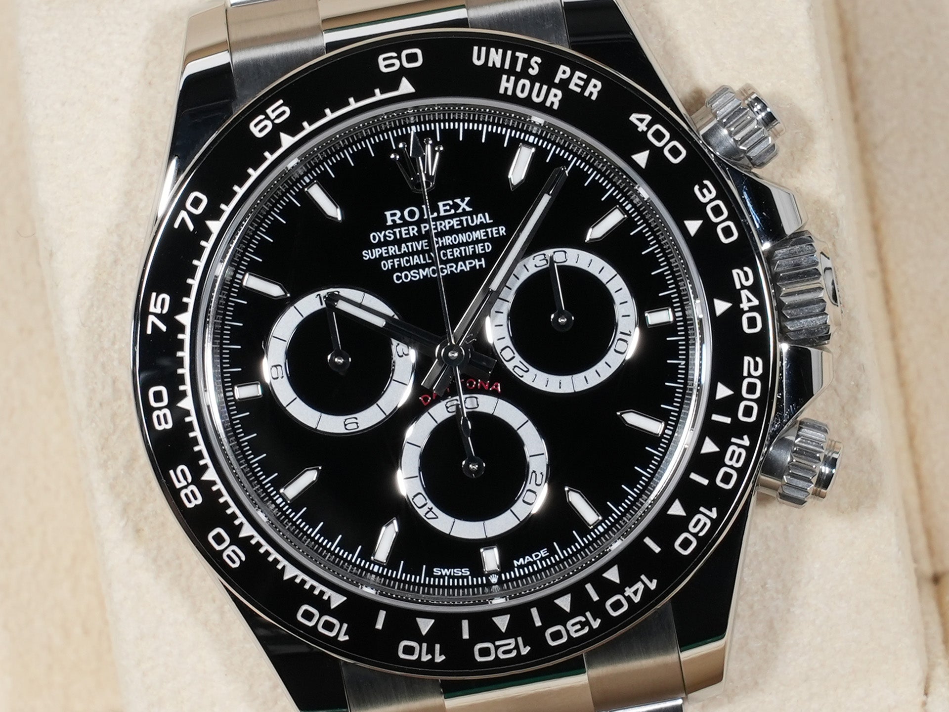 ロレックス デイトナ Ref.126500LN SS ブラック文字盤 未使用 72r7hq8w