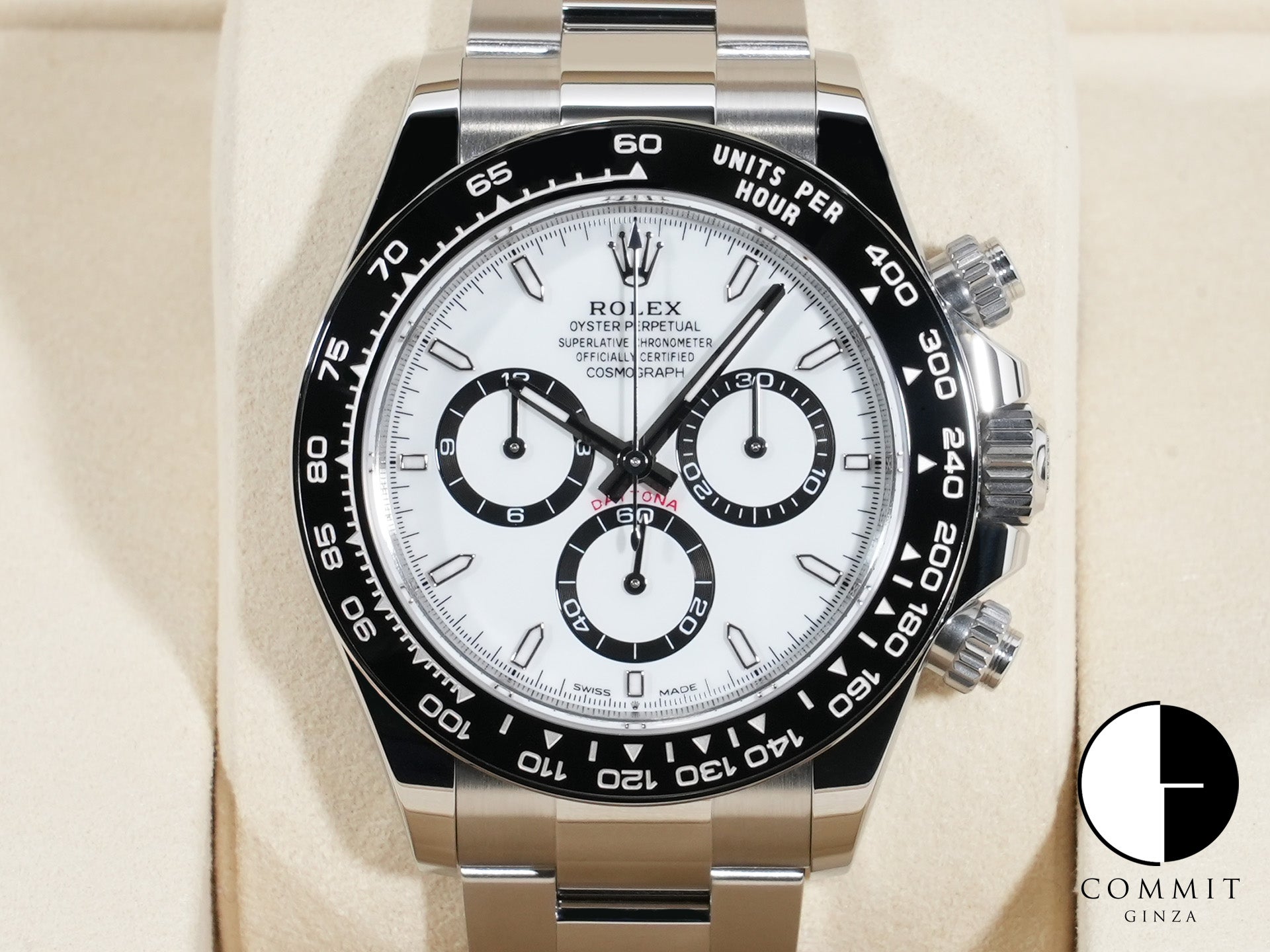 ロレックス デイトナ Ref.126500LN ステンレススチール ホワイト文字盤