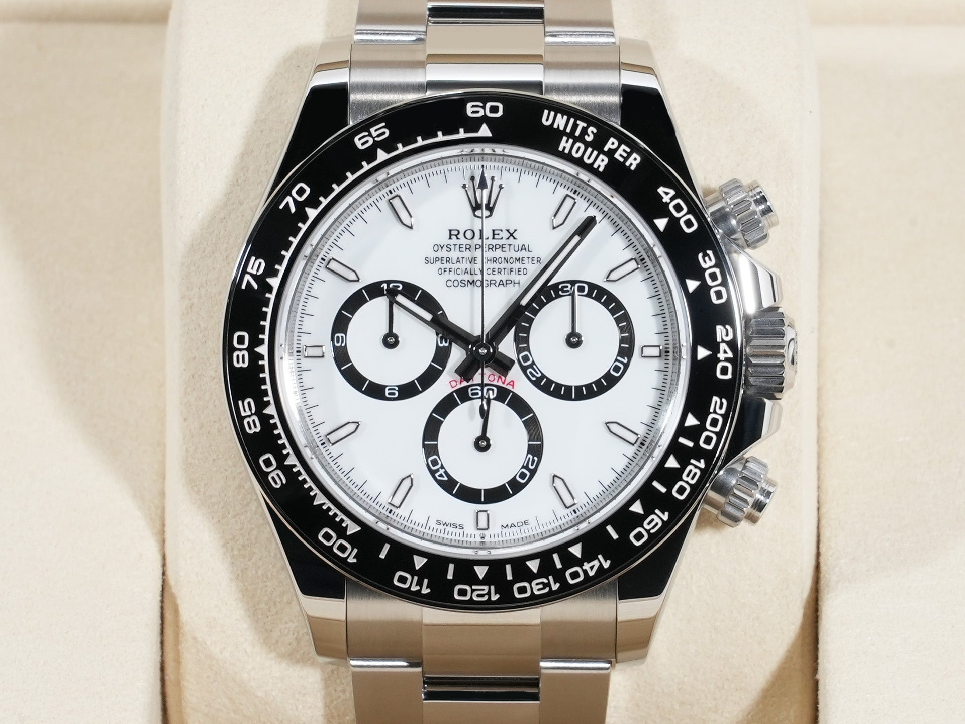 ロレックス デイトナ Ref.126500LN ステンレススチール ホワイト文字盤