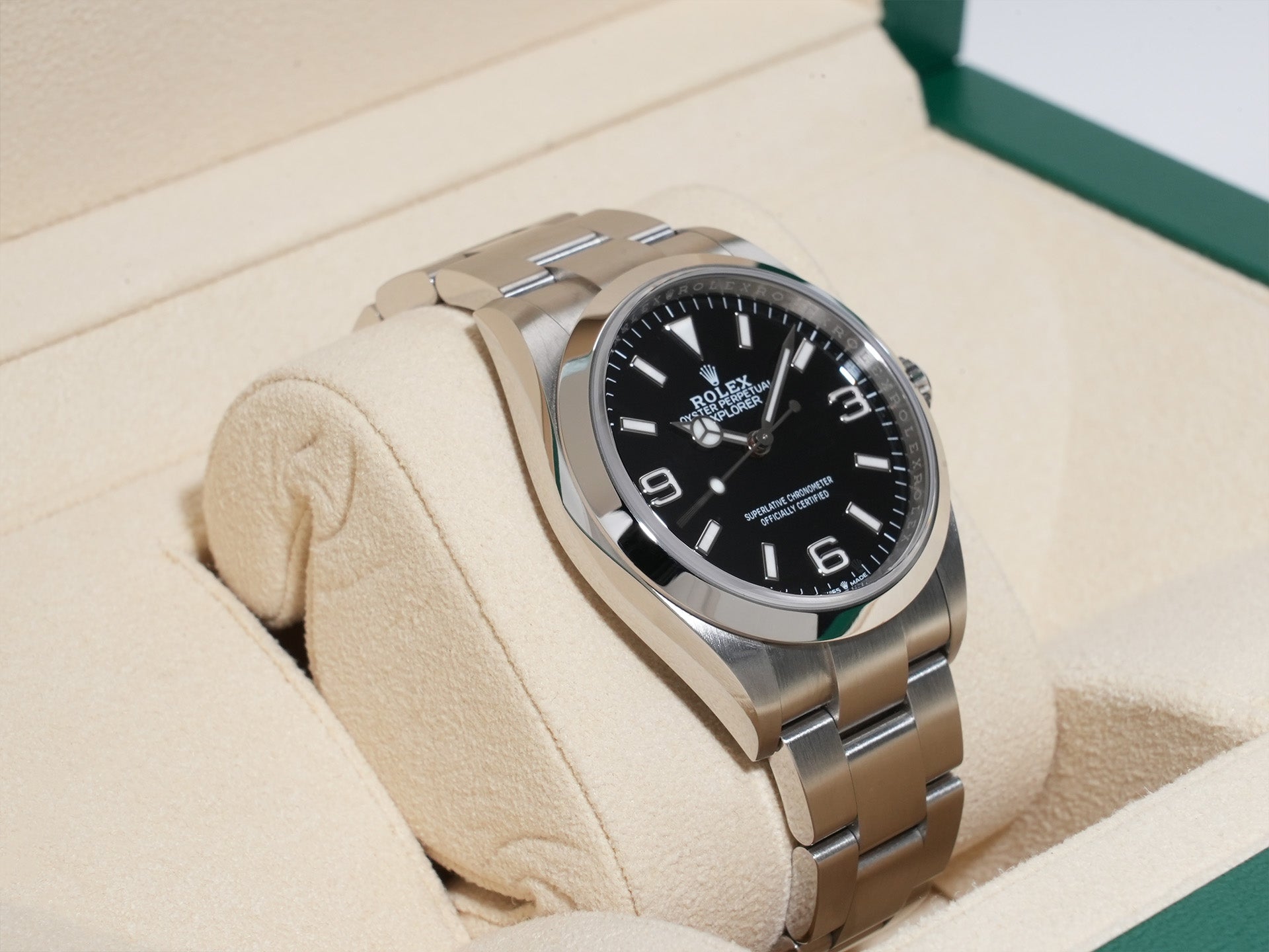 ロレックス エクスプローラー36 Ref.124270 SS ブラック文字盤 美品 7hpxwko6