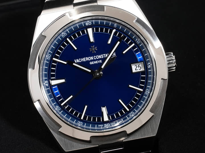 ヴァシュロンコンスタンタン オーヴァーシーズ Ref.4500V/110A-B128 SS ブルー文字盤 中古 3cwkno8u