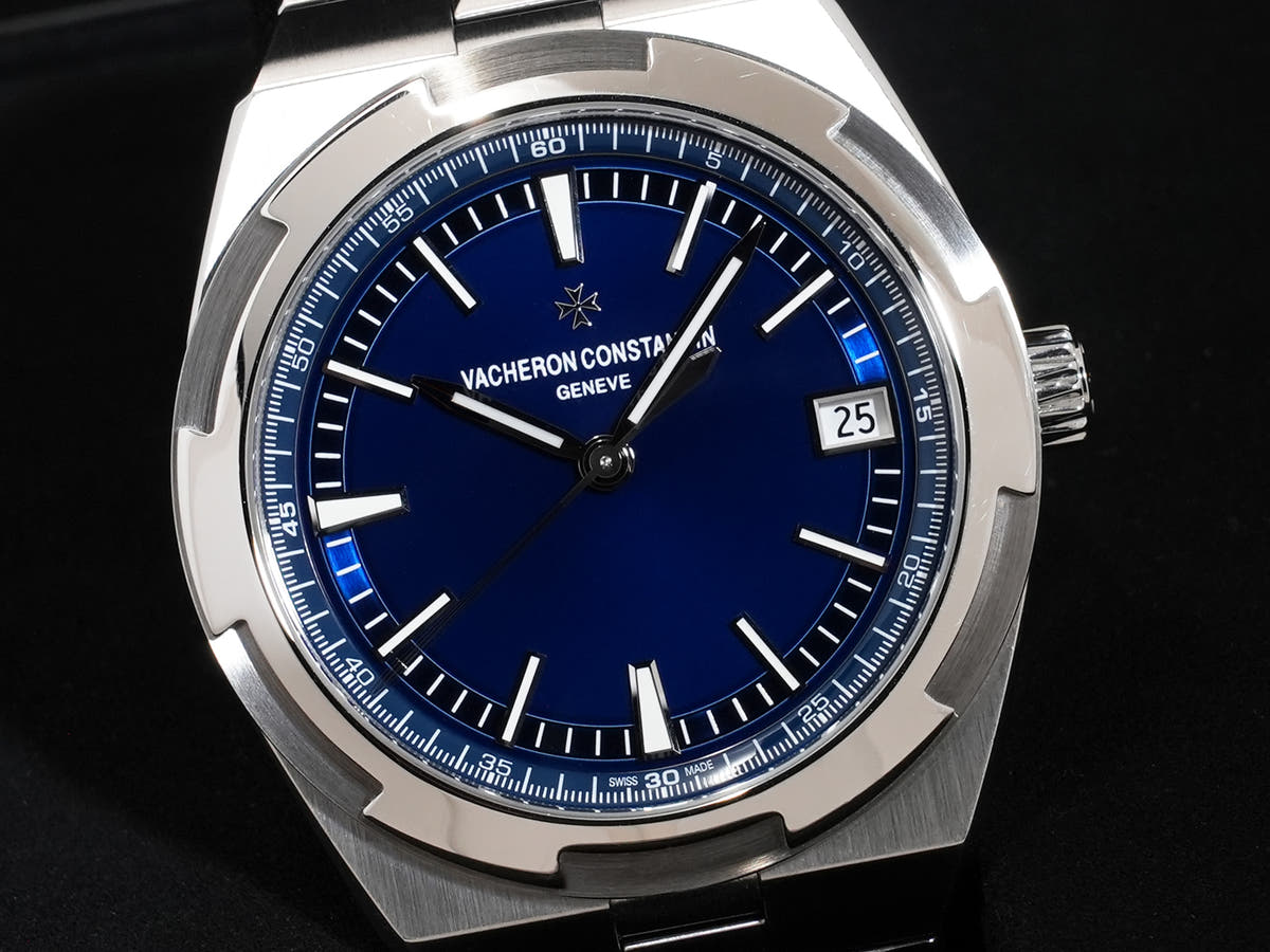 ヴァシュロンコンスタンタン オーヴァーシーズ Ref.4500V/110A-B128 SS ブルー文字盤 中古 3cwkno8u