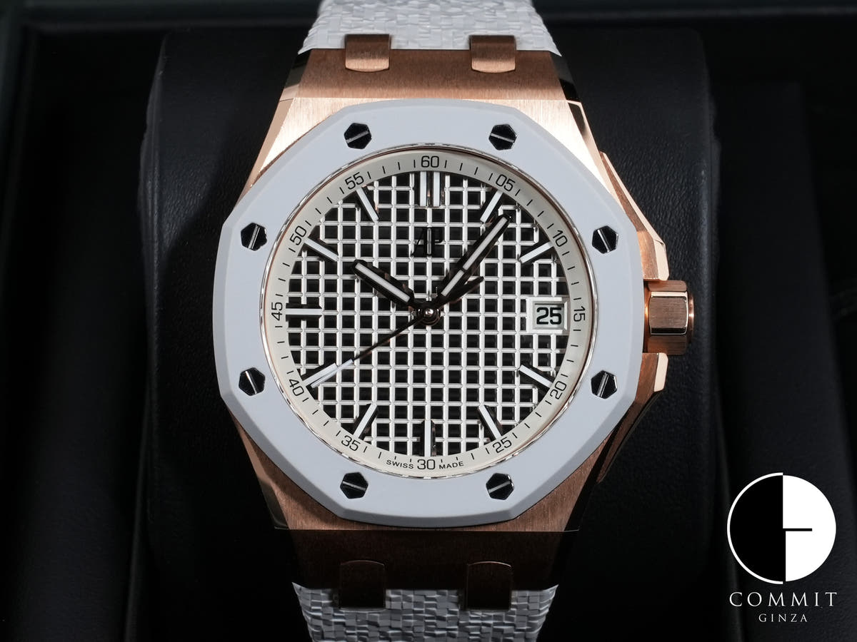 Audemars Piguet Royal Oak Offshore Ref.77605OK.OO.A101CA.01 18KPG Ivory Dial Good Condition oyni5oyd