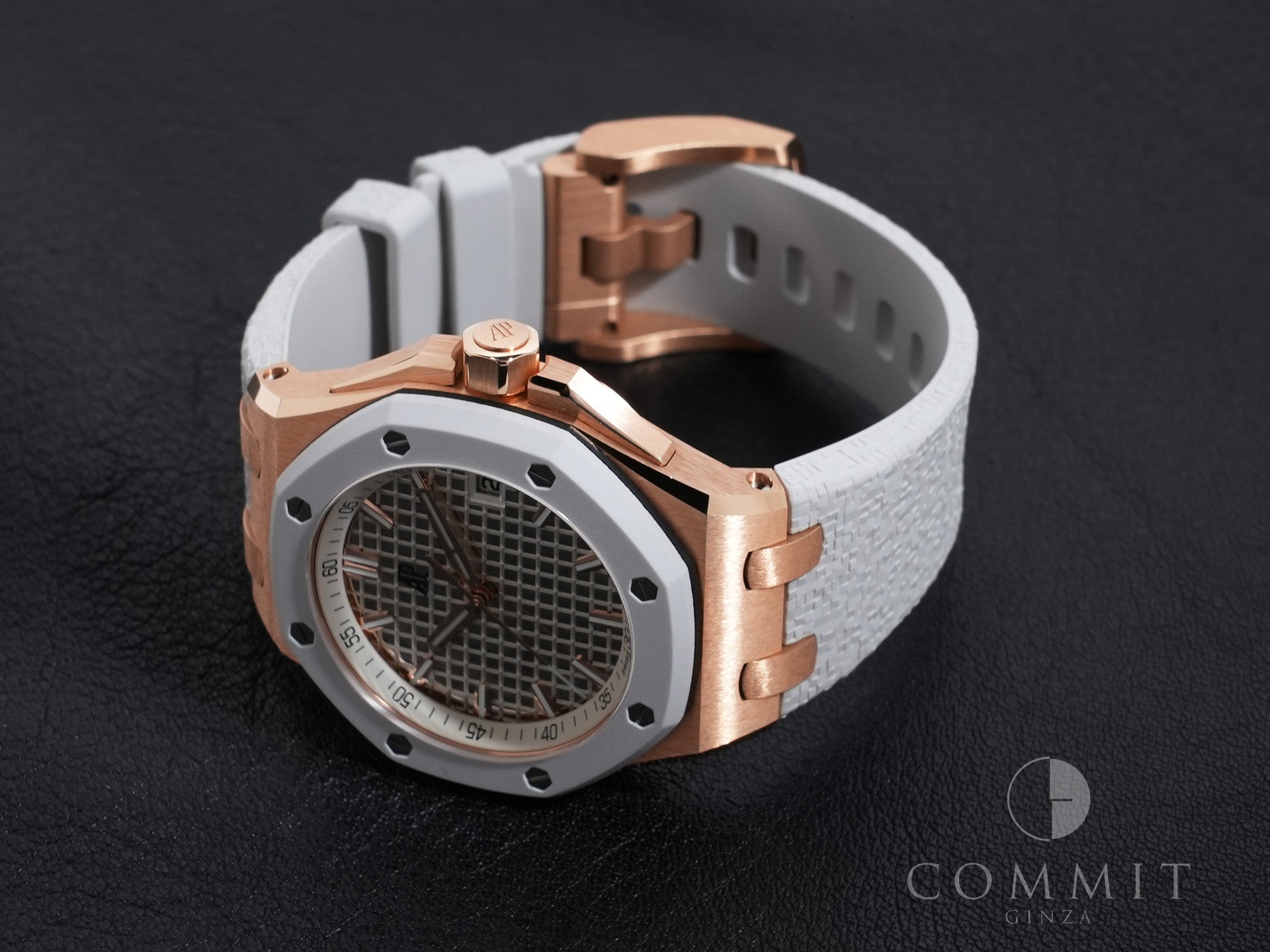 Audemars Piguet Royal Oak Offshore Ref.77605OK.OO.A101CA.01 18KPG Ivory Dial Good Condition oyni5oyd