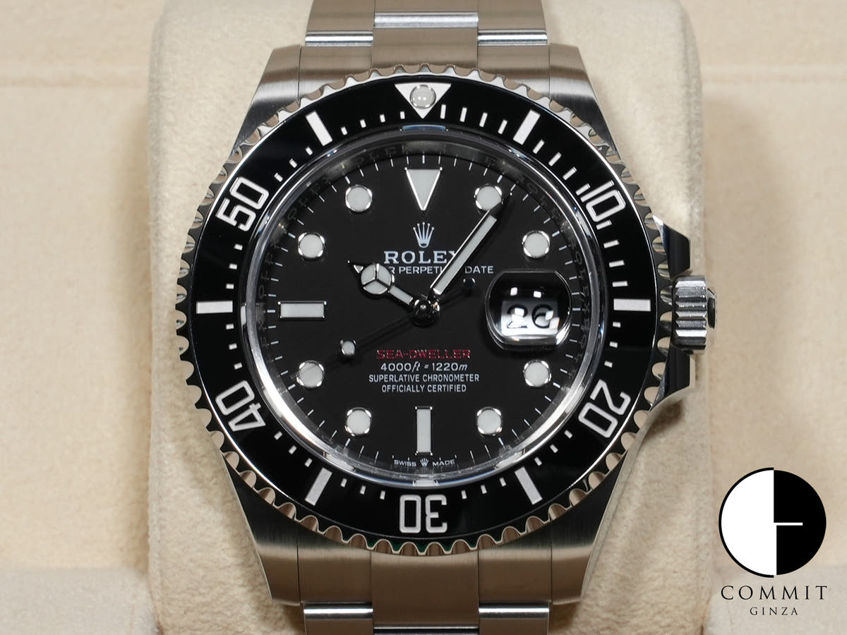 ロレックス シードゥエラー Ref.126600 SS ブラック文字盤 美品 va7nbira