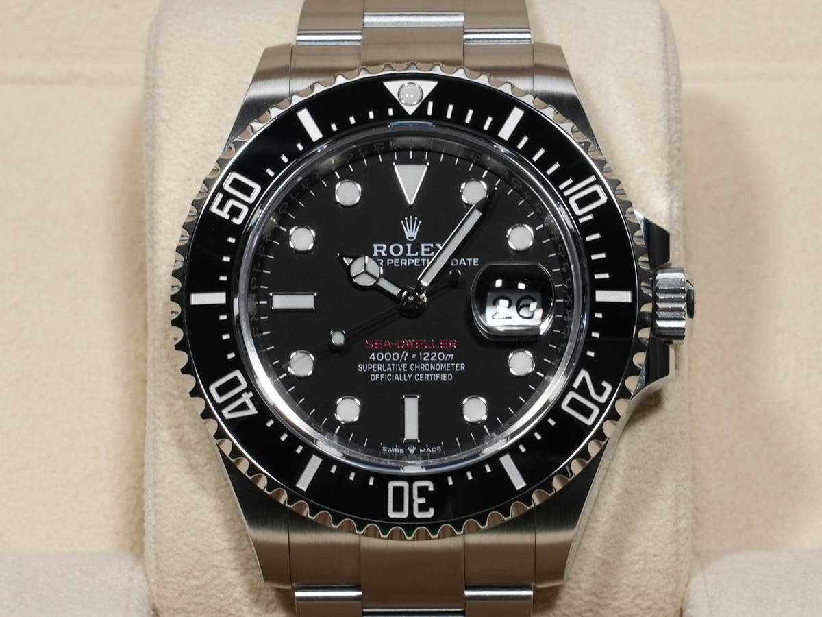 ロレックス シードゥエラー Ref.126600 SS ブラック文字盤 美品 va7nbira