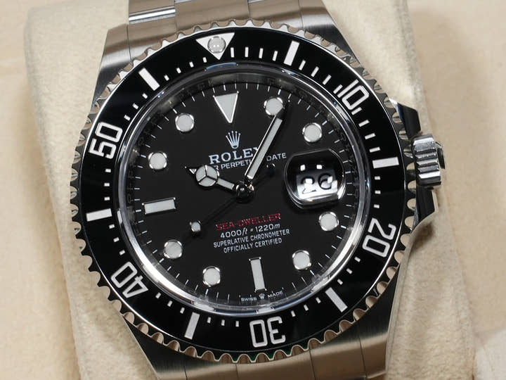 ロレックス シードゥエラー Ref.126600 ステンレススチール ブラック文字盤