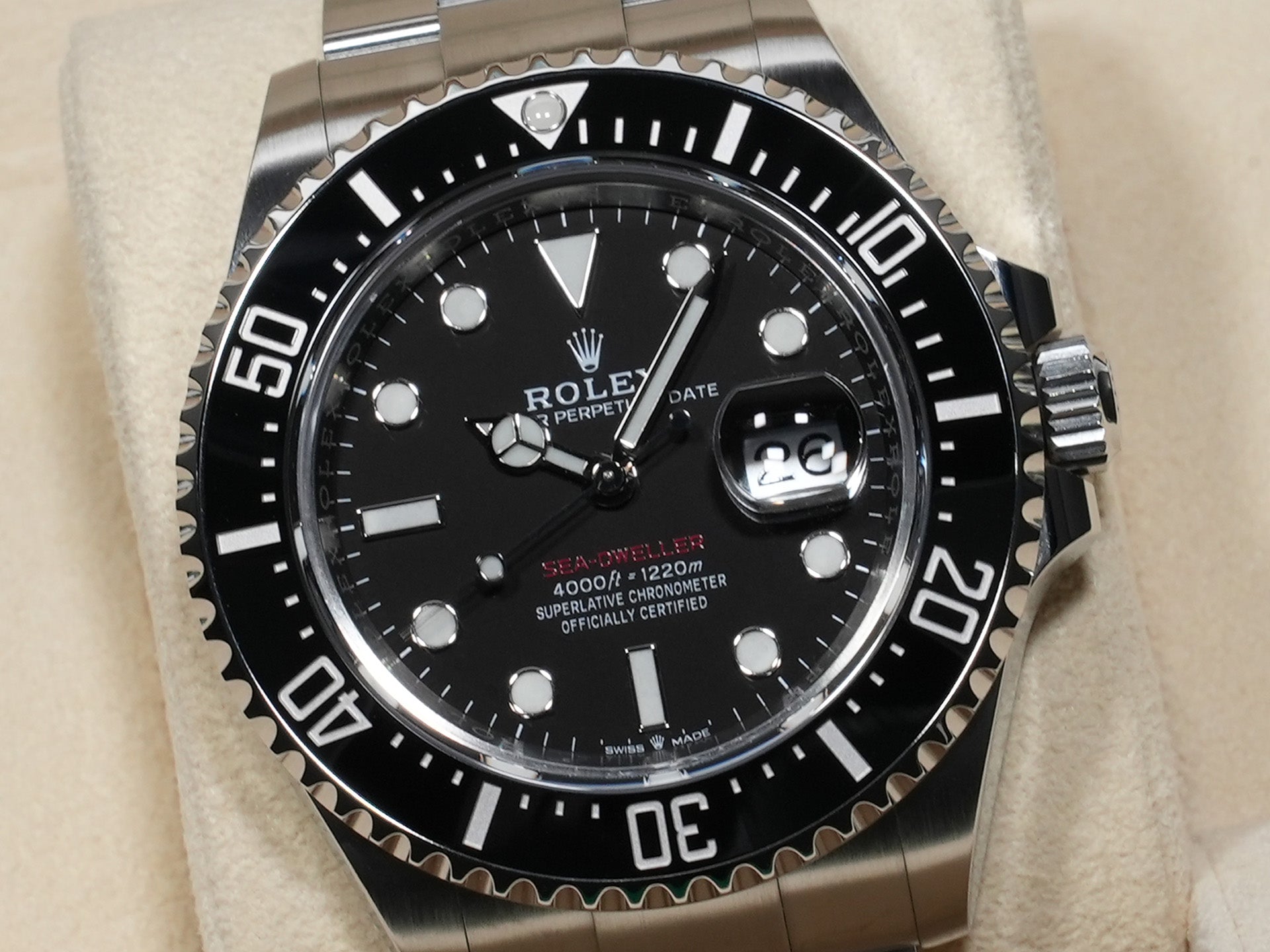 ロレックス シードゥエラー Ref.126600 SS ブラック文字盤 美品 va7nbira