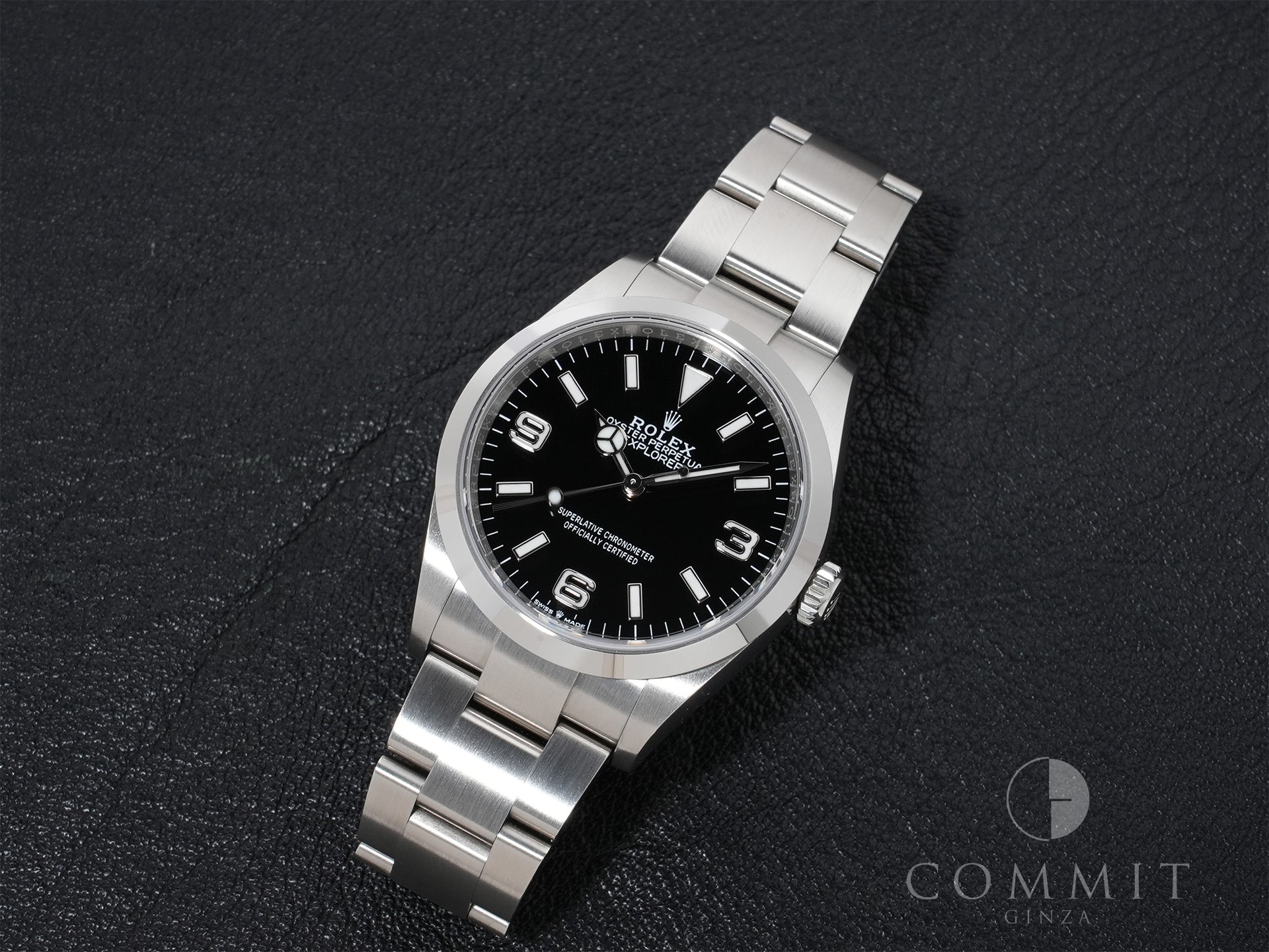 ロレックス エクスプローラー36 Ref.124270 SS ブラック文字盤 美中古 g85jehmc