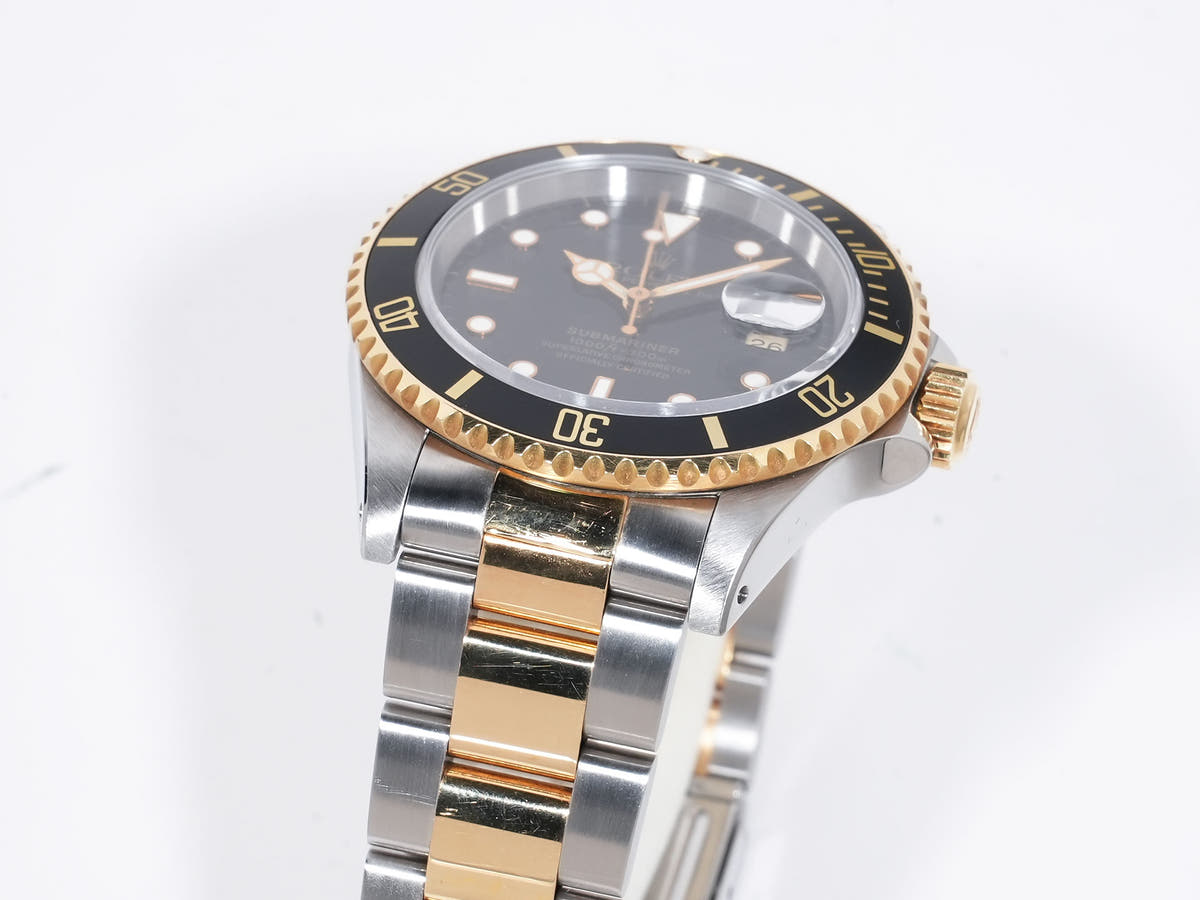 ロレックス サブマリーナー デイト Ref.16613LN SS/YG ブラック文字盤 中古 kk282od7