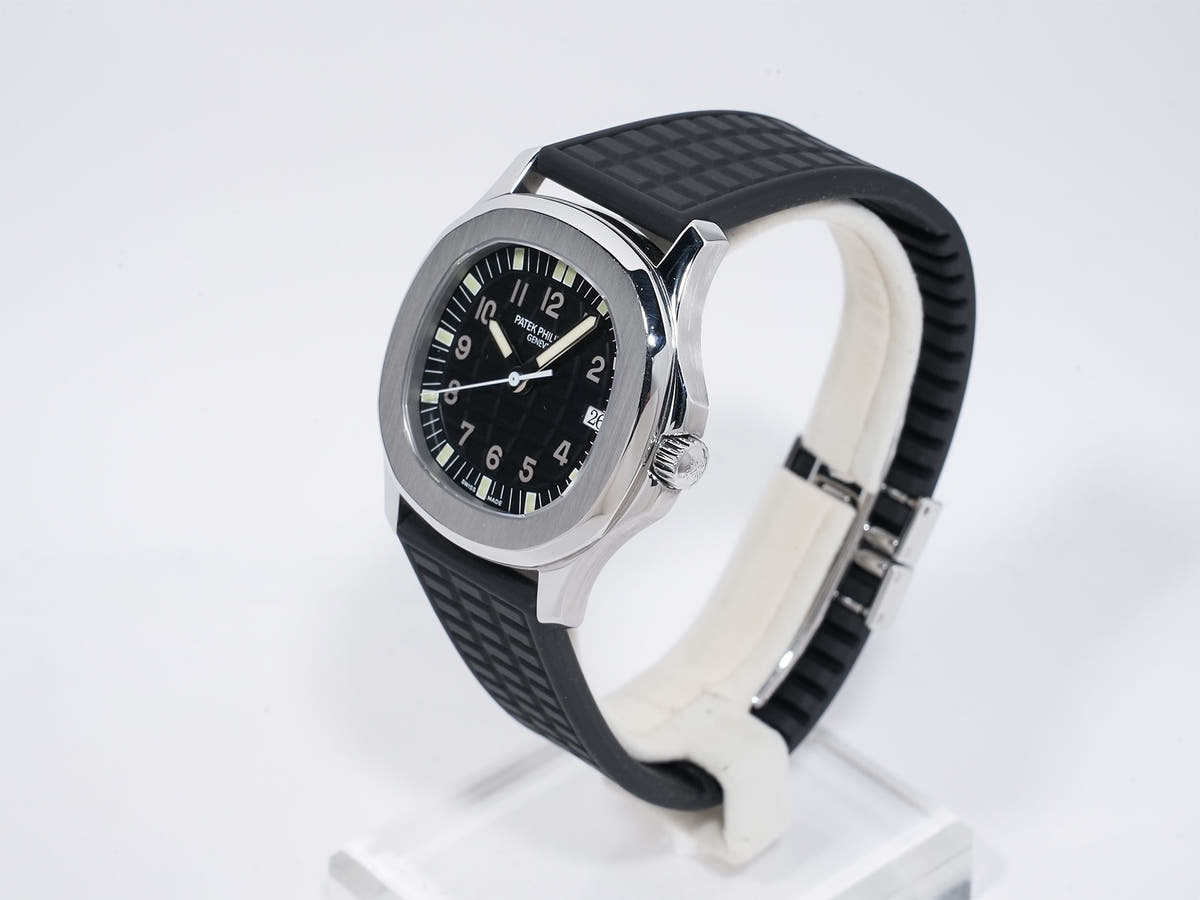 Patek Philippe Aquanaut Ref.5064A-001 SS Black Dial Used njmsphjd